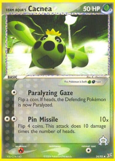Team Aqua's Cacnea - 24/95