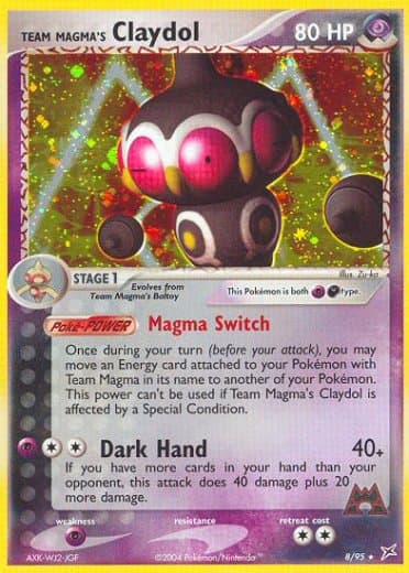 Team Magma's Claydol - 8/95