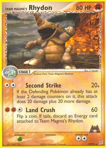 Team Magma's Rhydon - 22/95