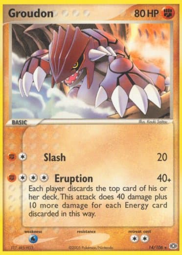 Groudon - 014/106