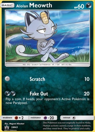 Alolan Meowth - SM43