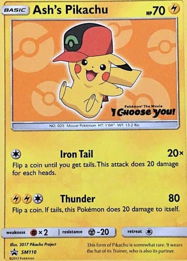 Ash's Pikachu - SM110