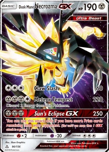 Dusk Mane Necrozma GX
