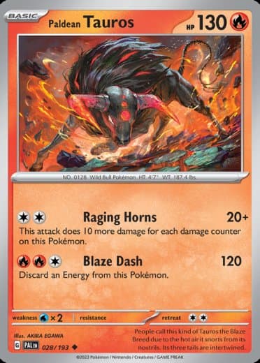Paldean Tauros - 028/193