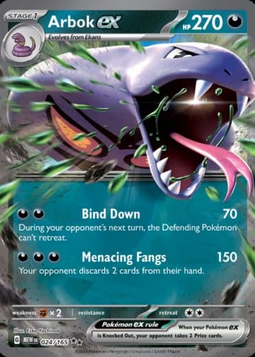 Arbok ex - 024/165