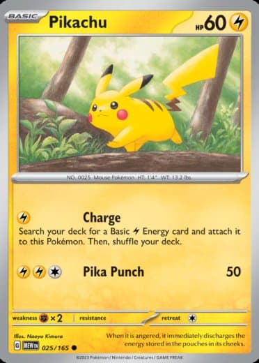 Pikachu - 025/165