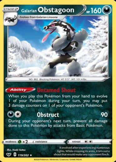 Galarian Obstagoon