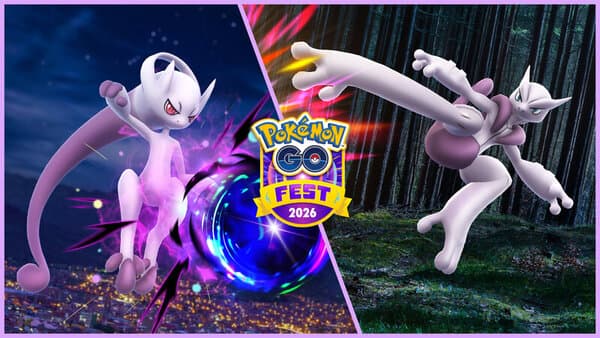 Mega Mewtwo X and Mega Mewtwo Y officially make their Pokémon GO debuts during Pokémon GO Fest 2026