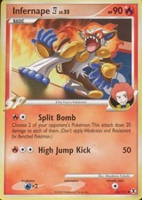 PrimetimePokemon's Blog: Pokemon Card of the Day: Infernape (Diamond and  Pearl)