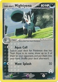 Team Aqua's Mightyena (30)