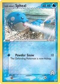 Team Aqua's Spheal (56)