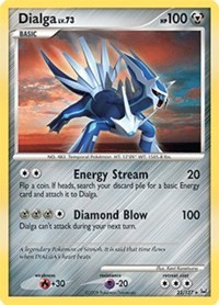 Pokemon Diamond & Pearl Ultra Rare Promo Card - Dialga LV.X