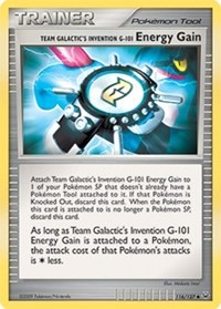 Team Galactic's Invention G-101 Energy Gain