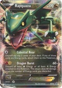 Shiny Rayquaza EX XY69 Ultra Rare Pokémon Black Star Promo