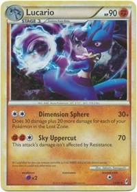 Pokemon Diamond & Pearl Ultra Rare Promo Card - Lucario LV.X