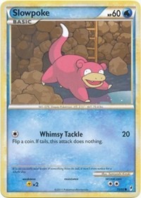 Pokemon Guardians Rising Slowpoke Single Card Common