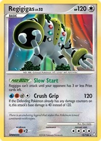 Regigigas - DP40 (DP Black Star Promo) - Jumbo Cards - Pokemon Card Prices  & Trends