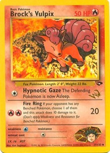 Brock's Vulpix (W Stamped Promo)