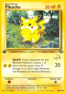 Pikachu (W Stamped Promo)