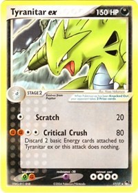 Tyranitar ex (Non-Holo)