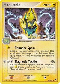 Manectric (EX Deoxys) (Prerelease Promo)