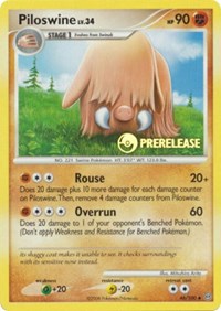 Piloswine - 46/100 (Prerelease Promo)