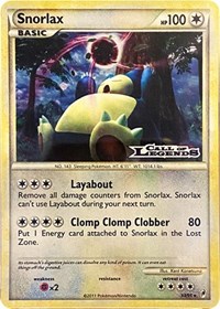 Snorlax - 33/95 (Prerelease Promo)