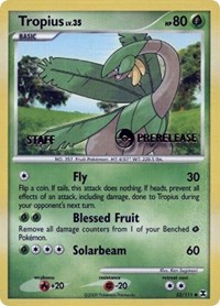 Tropius - 52/111 (Prerelease Promo) [Staff]