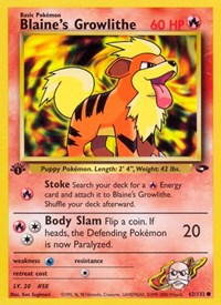 Blaine's Growlithe