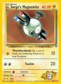 Lt. Surge's Magnemite (80)