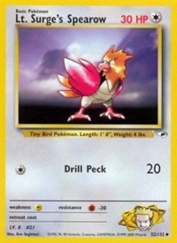 Lt. Surge's Spearow (52)