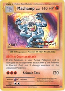 Machamp (XY Evolutions Staff Prerelease)