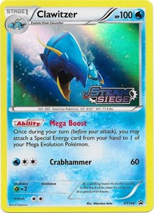 Clawitzer (XY Steam Siege Prerelease)