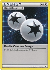 Double Colorless Energy