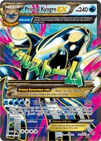 Primal Kyogre EX (Alpha - 149 Full Art)