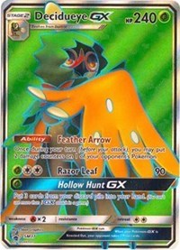Decidueye gx sm37 jumbo Pokémon card