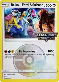 Raikou, Entei & Suicune (Legends of Johto Promo)