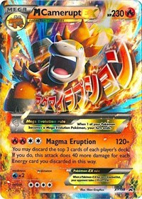 M Camerupt EX - XY198 (XY Black Star Promos)