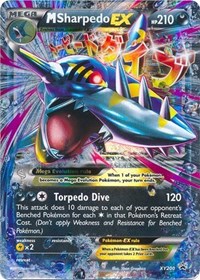 M Sharpedo EX - XY200 (XY Black Star Promo)