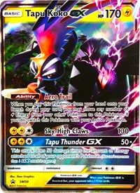 Tapu Koko GX - SM50 (SM Black Star Promo)