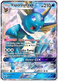 Vaporeon GX - SM172 (SM Black Star Promo)