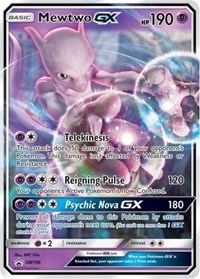 Mewtwo GX - SM196 (SM Black Star Promo)