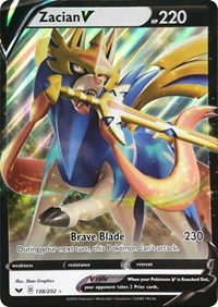 Zacian V - 138/202 (Sword and Shield Promo)