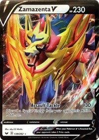 Zamazenta V - SWSH019 Ultra Rare Promo - Sword and Shield