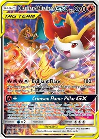 Charizard & Braixen GX - SM230 (SM Black Star Promo)