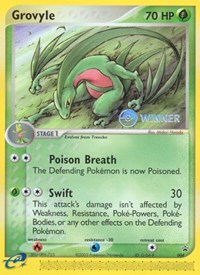 Grovyle WINNER - 4 (Nintendo Black Star Promo)