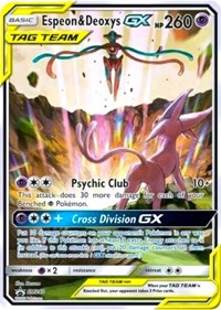 Espeon & Deoxys GX Oversized - SM240 (SM Black Star Promo)