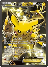 Pikachu EX - XY124 (XY Black Star Promo)