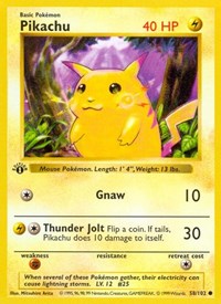 Pikachu - 58/102 (Base Set 58/102)