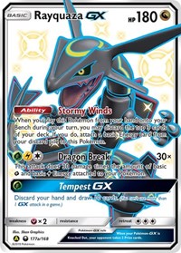 Rayquaza GX - 177a (Celestial Storm Promo)